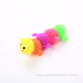 rubber simulation caterpillar toys cat toys vent toys